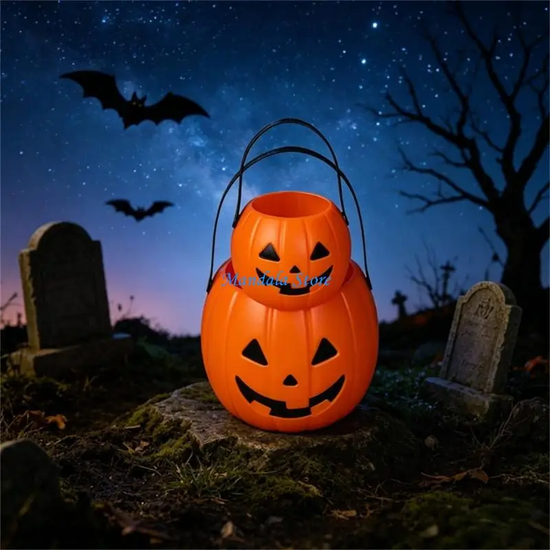 U2JC Large Capacity Candy Holder for Party Decoration Halloween Pumpkin Treat Bucket With Comfortable Handle
U2JC Large Capacity Candy Holder for Party Decoration Halloween Pumpkin Treat Bucket With Comfortable Handle