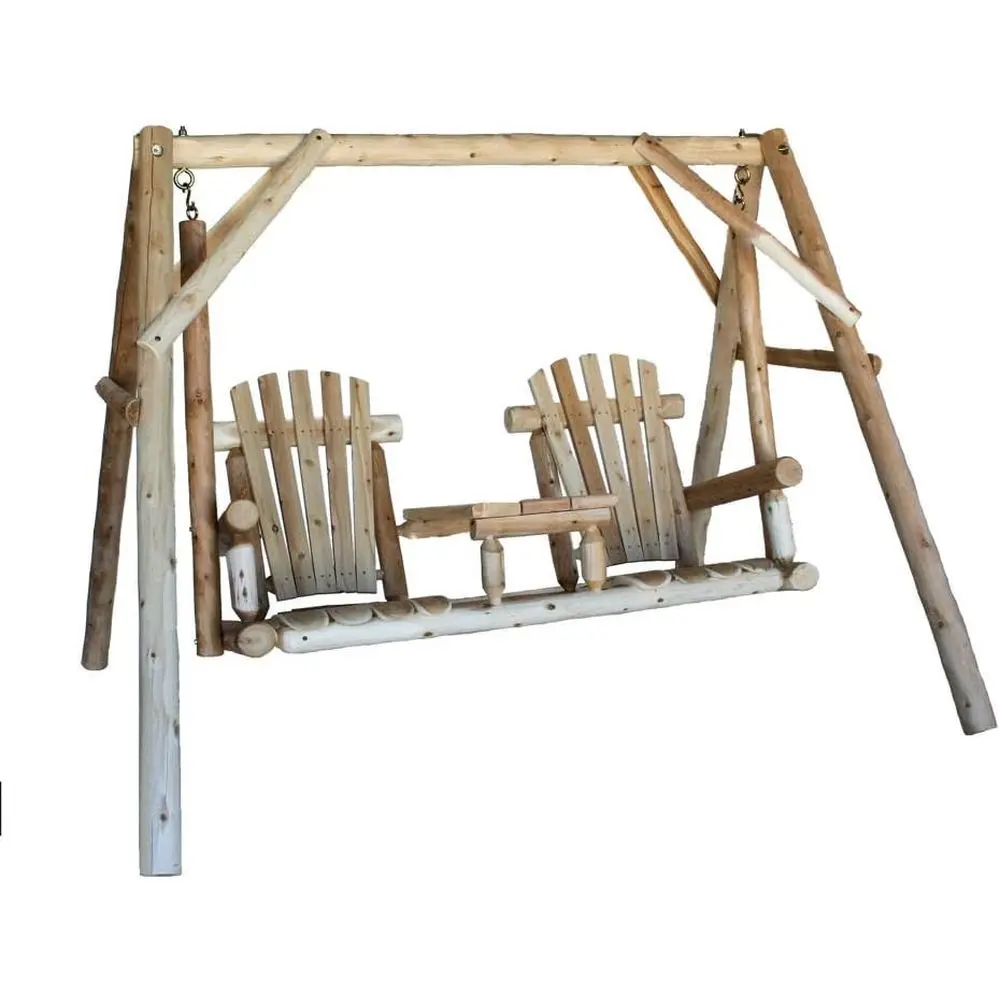 19th Century Inspired 5-Ounce Natural Log Swing - Tete-A-Tete
19th Century Inspired 5-Ounce Natural Log Swing - Tete-A-Tete