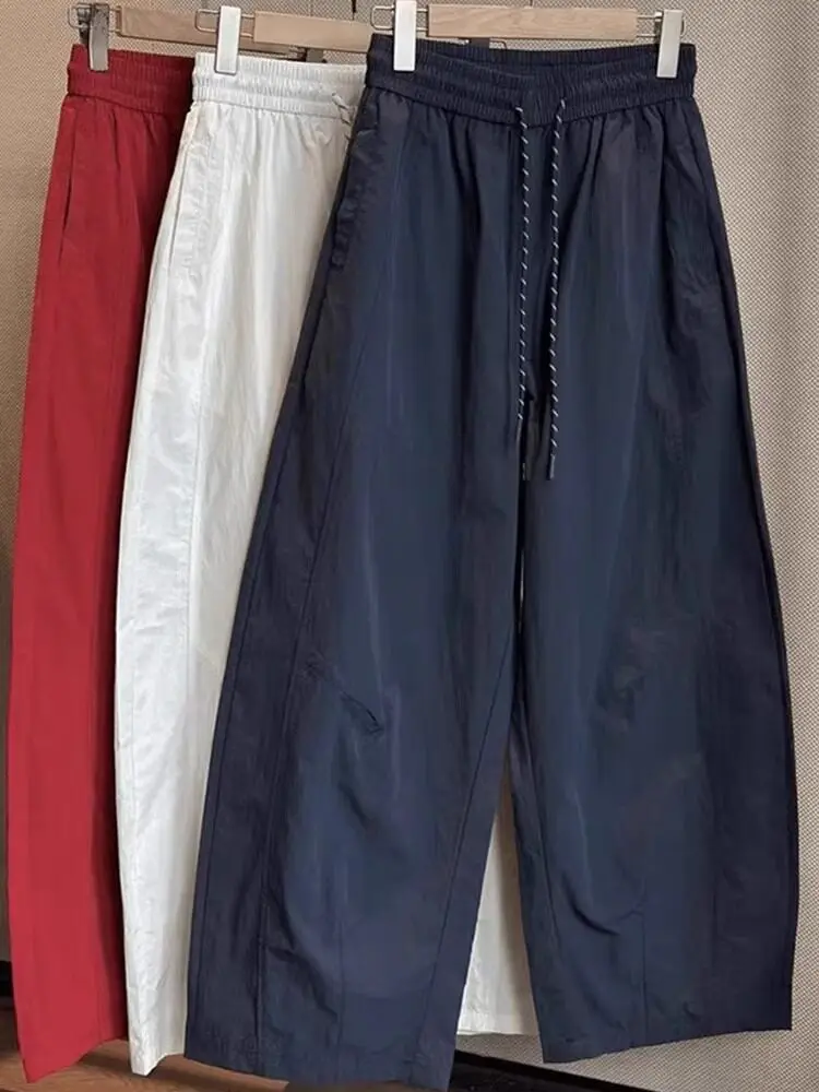 Ice Silk Quick Dry Loose High Waist Thin Lantern Pants Women Summer Casual Comfortable Bend Knife Pants Mom's Loose Fit Trousers
Ice Silk Quick Dry Loose High Waist Thin Lantern Pants Women Summer Casual Comfortable Bend Knife Pants Mom's Loose Fit Trousers