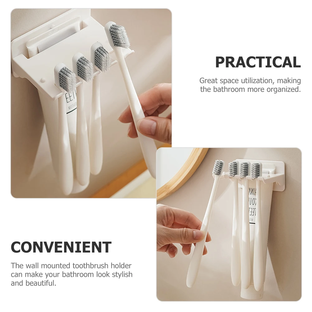 Nail-free Wall-mounted Toothbrush Holder Storage Rack White Bathroom Organizer Electric Stand No Punch Adhesive
Nail-free Wall-mounted Toothbrush Holder Storage Rack White Bathroom Organizer Electric Stand No Punch Adhesive