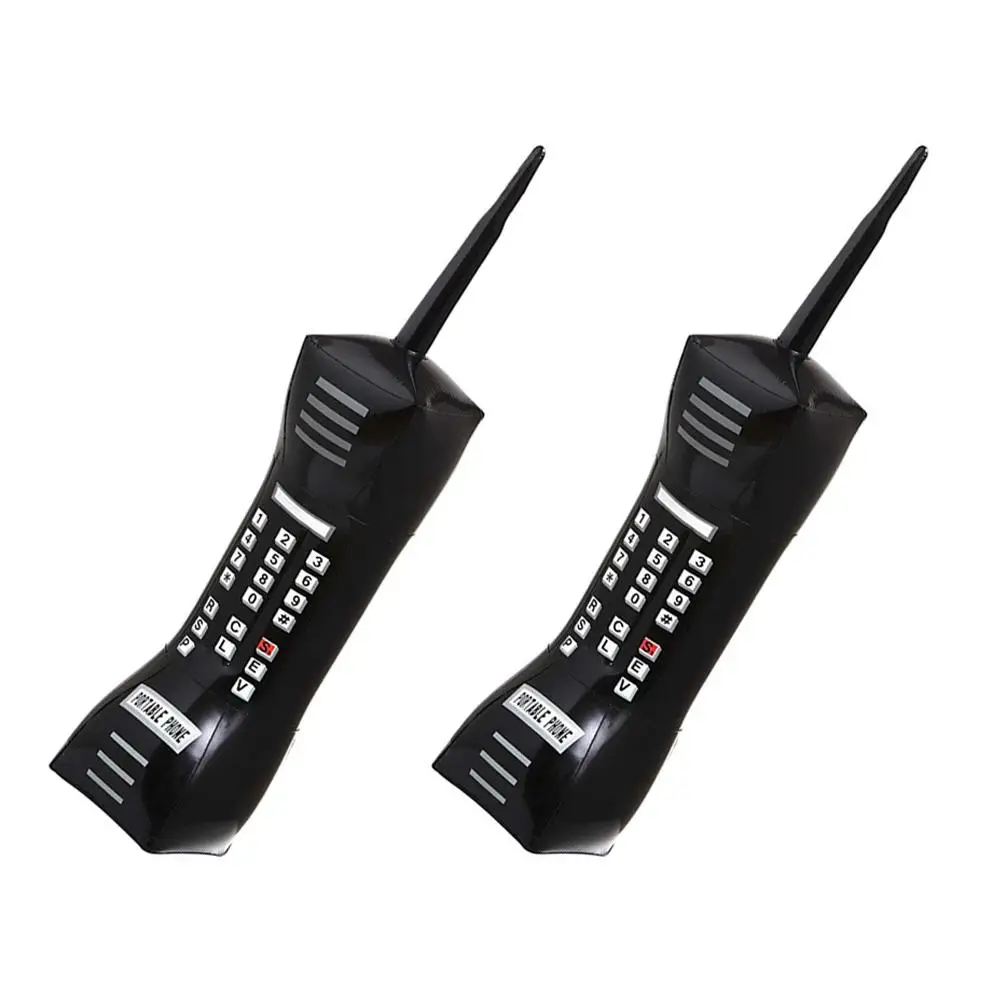 2Pcs Black Inflatable Fake Phone Toys PVC Material Lightweight Party Props Photo Favors Role Play Decorations
2Pcs Black Inflatable Fake Phone Toys PVC Material Lightweight Party Props Photo Favors Role Play Decorations