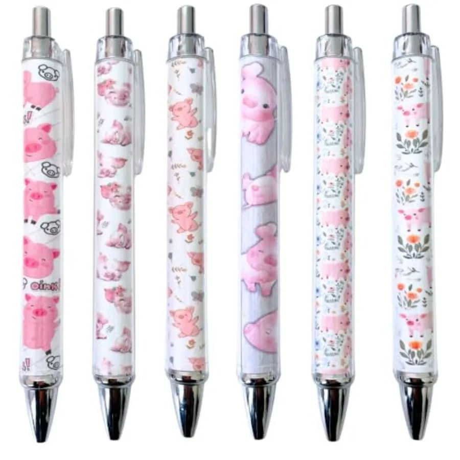 Pig Writing Pens 6PC Cute Fun Funny Cool Adorable Pigs Pigpen for School Office Supplies Party Favors Theme Notepad Sticky Note
Pig Writing Pens 6PC Cute Fun Funny Cool Adorable Pigs Pigpen for School Office Supplies Party Favors Theme Notepad Sticky Note