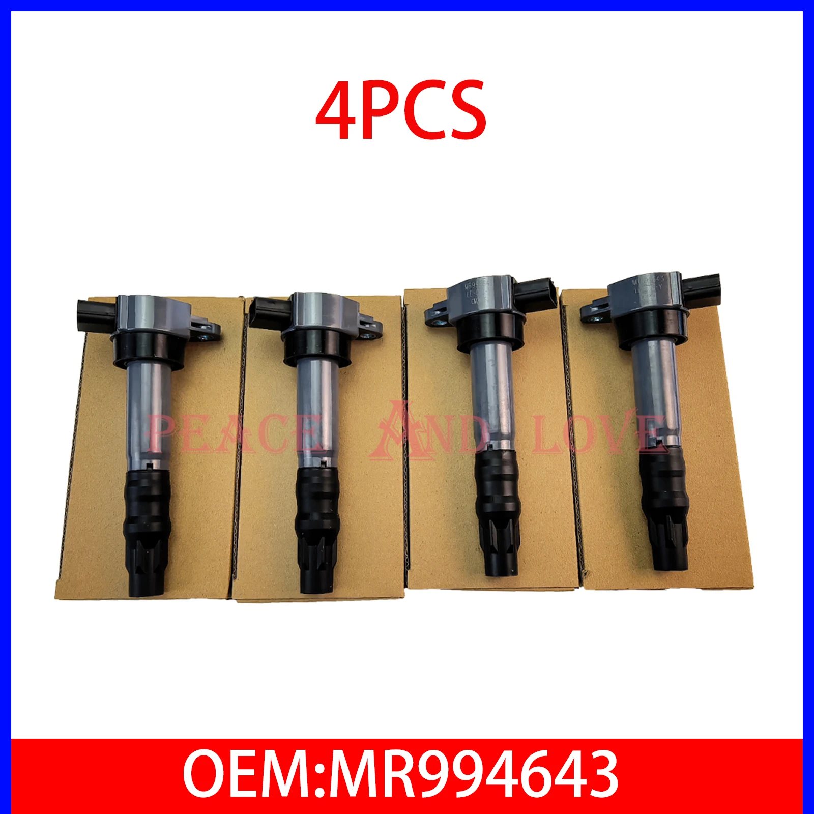 4PCS MR994643 994643 Brand New Ignition Coil Fit For Mitsubishi Eclipse GRANDIS Galant Lancer Outlander 2.4L 3.8L 2004-2012
4PCS MR994643 994643 Brand New Ignition Coil Fit For Mitsubishi Eclipse GRANDIS Galant Lancer Outlander 2.4L 3.8L 2004-2012