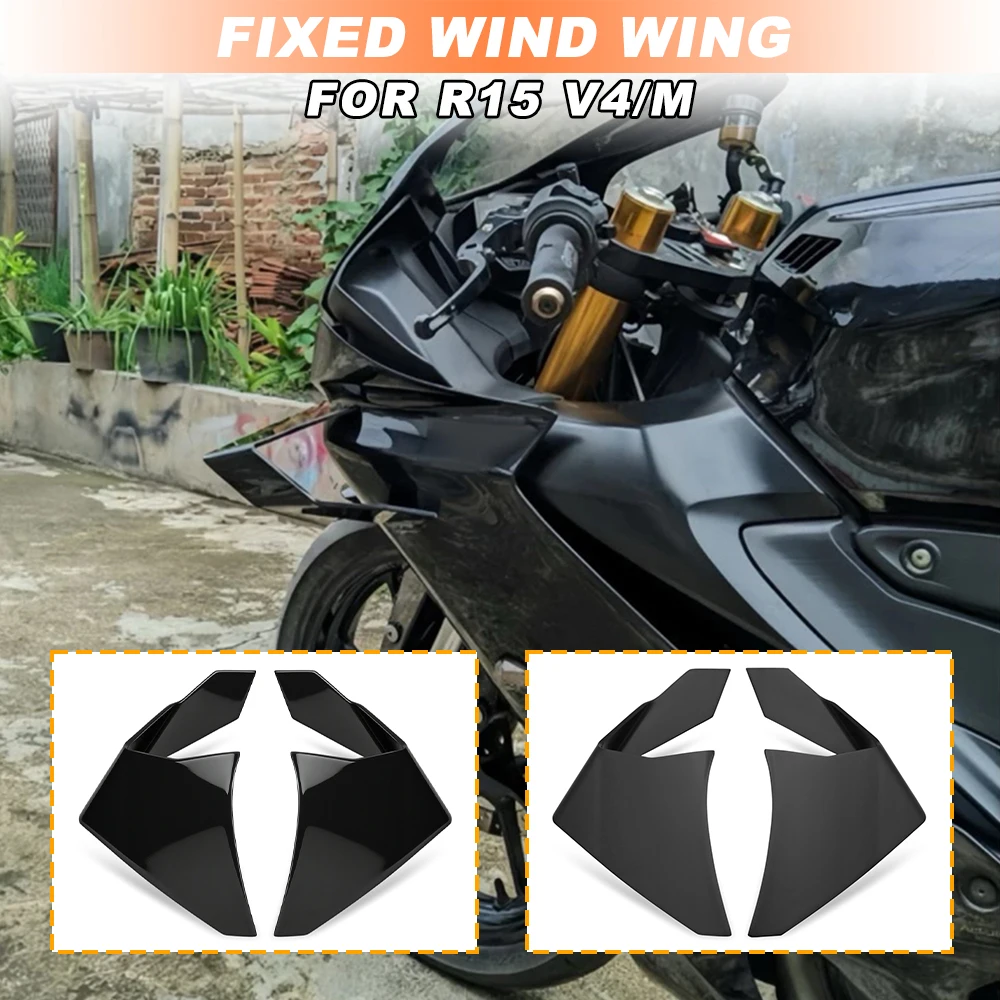 For YZF-R15 R15 V4 R15M 2022-2026 Motorcycle Downforce Naked Frontal Spoilers Winglet Aerodynamic Wing Side Spoiler Kit
For YZF-R15 R15 V4 R15M 2022-2026 Motorcycle Downforce Naked Frontal Spoilers Winglet Aerodynamic Wing Side Spoiler Kit