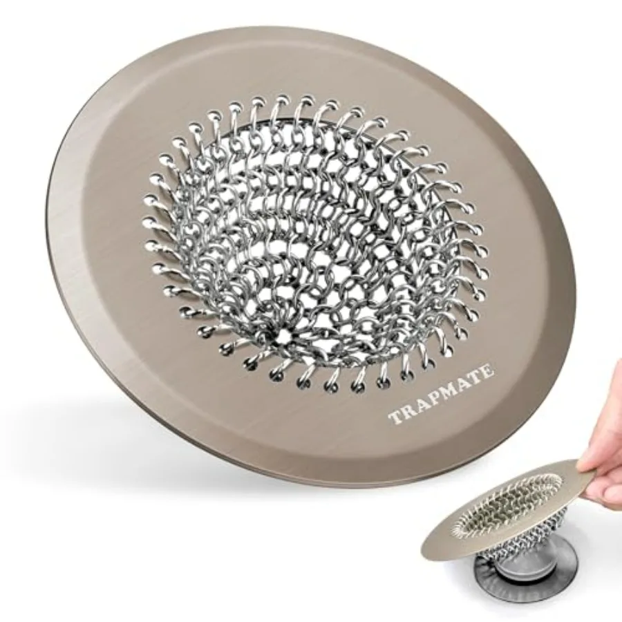Reversible Shower Drain Hair Catcher, Prevent Clogging Bathtub Drain Cover, Fast Drainage and Easy Clean Tub Drain Hair Catcher
Reversible Shower Drain Hair Catcher, Prevent Clogging Bathtub Drain Cover, Fast Drainage and Easy Clean Tub Drain Hair Catcher