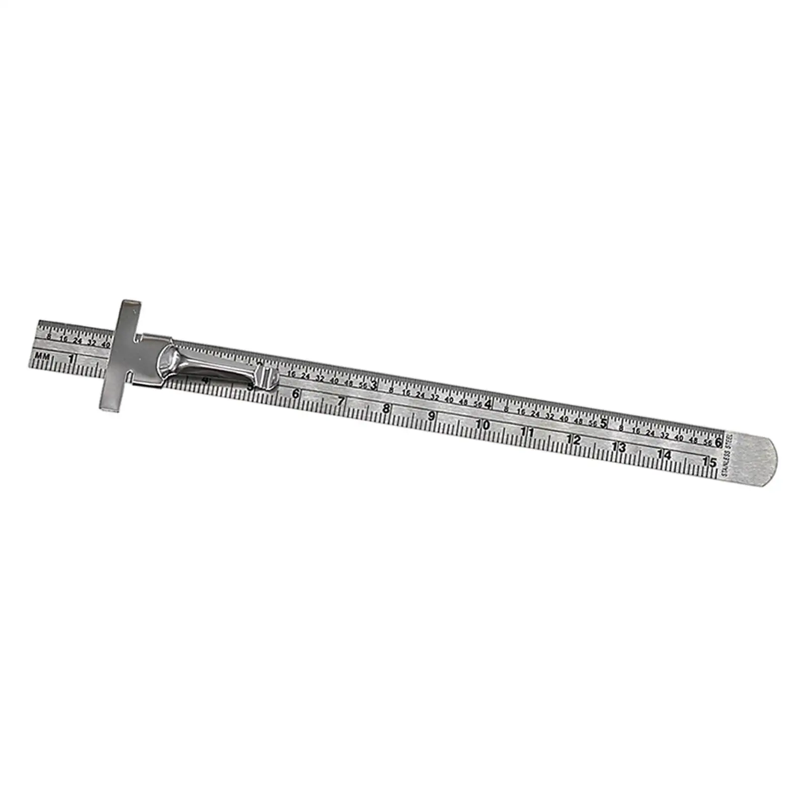 Portable Steel Piano Tuning Ruler T Shape String Measurer Durable Repair Tool for Piano Setup and Care