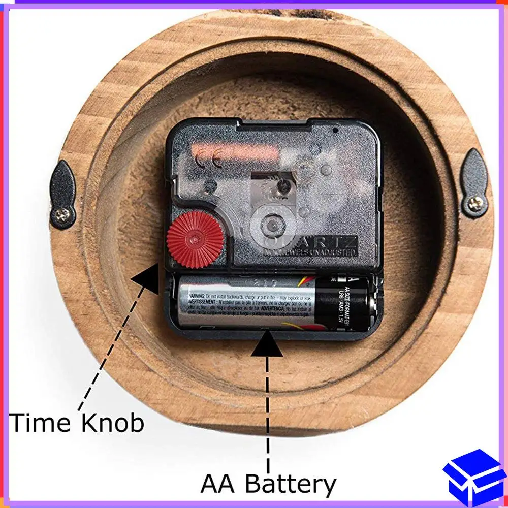 Reliable Wooden Desk & Table Analog Clock Made Of Genuine Pine(Dark)-Battery Operated With Precise Silent Mechanism
Reliable Wooden Desk & Table Analog Clock Made Of Genuine Pine(Dark)-Battery Operated With Precise Silent Mechanism