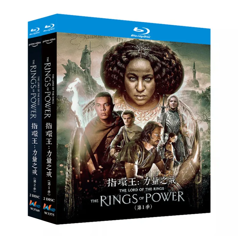 Blu-ray Ultra HD TV Series The Lord of the Rings The Rings of Power Seasons 1 and 2 Box Set
Blu-ray Ultra HD TV Series The Lord of the Rings The Rings of Power Seasons 1 and 2 Box Set
