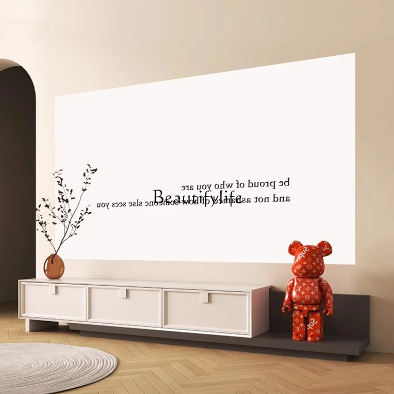 Light French solid wood storage against the wall Master bedroom drawer floor-to-ceiling retractable TV cabinet 
Light French solid wood storage against the wall Master bedroom drawer floor-to-ceiling retractable TV cabinet