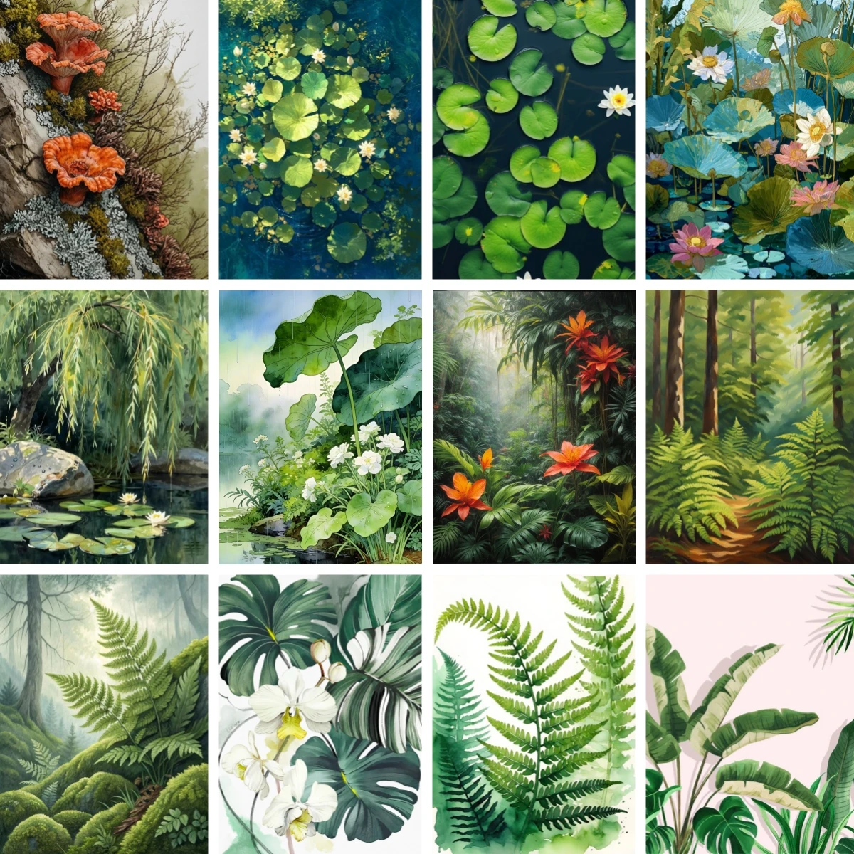 Наборы для алмазной мозаики и вышивки крестом: Зеленый лес с мхом и папоротниками. Картина ручной работы из страз. Распродажа. Подарок своими руками.
Наборы для алмазной мозаики и вышивки крестом: Зеленый лес с мхом и папоротниками. Картина ручной работы из страз. Распродажа. Подарок своими руками.