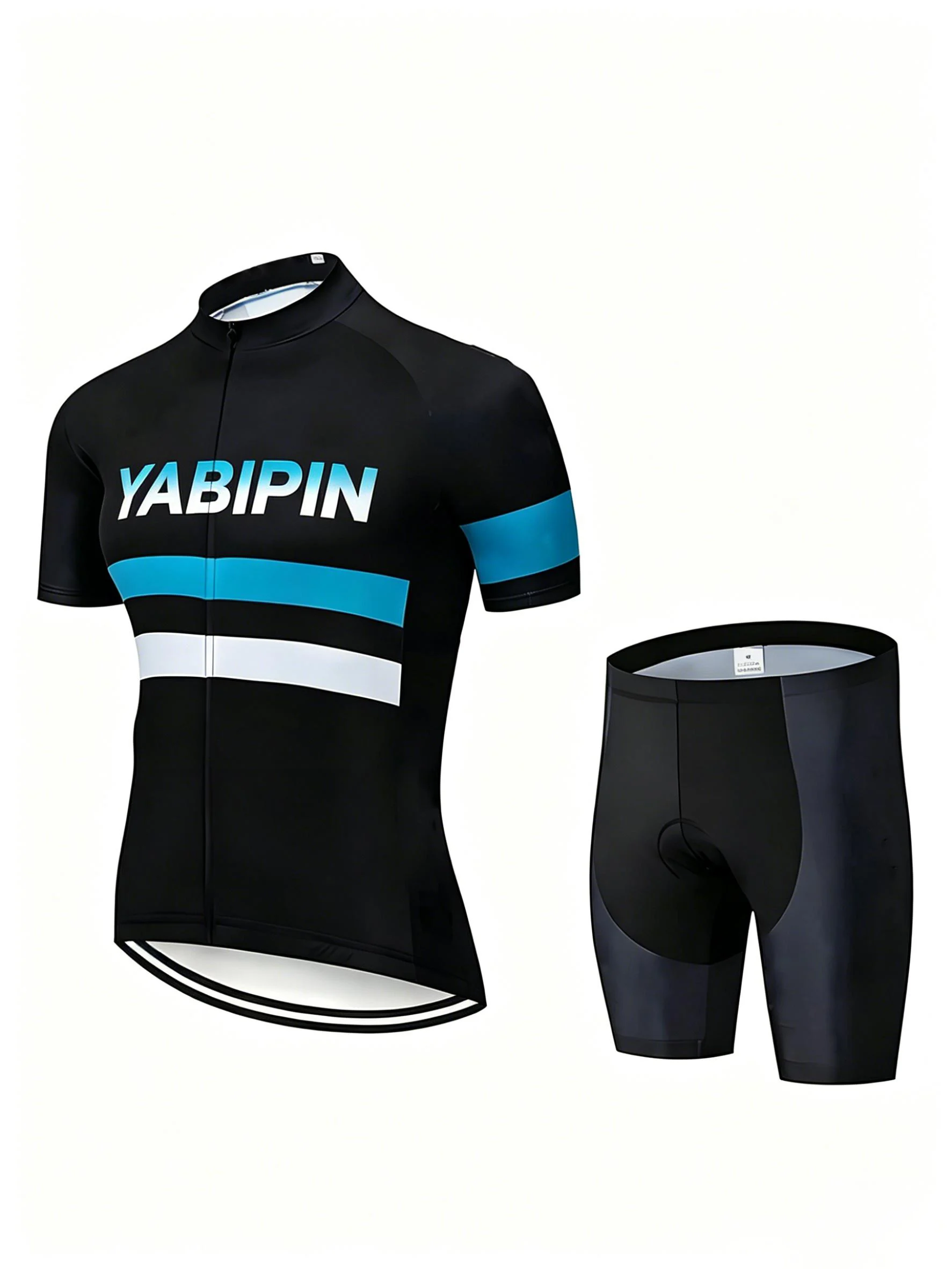 Men‘s Short Sleeve Shorts Cycling Jersey Set Stand Collar Full Zip with Letter Print 2 Piece Bike Suit
Men‘s Short Sleeve Shorts Cycling Jersey Set Stand Collar Full Zip with Letter Print 2 Piece Bike Suit