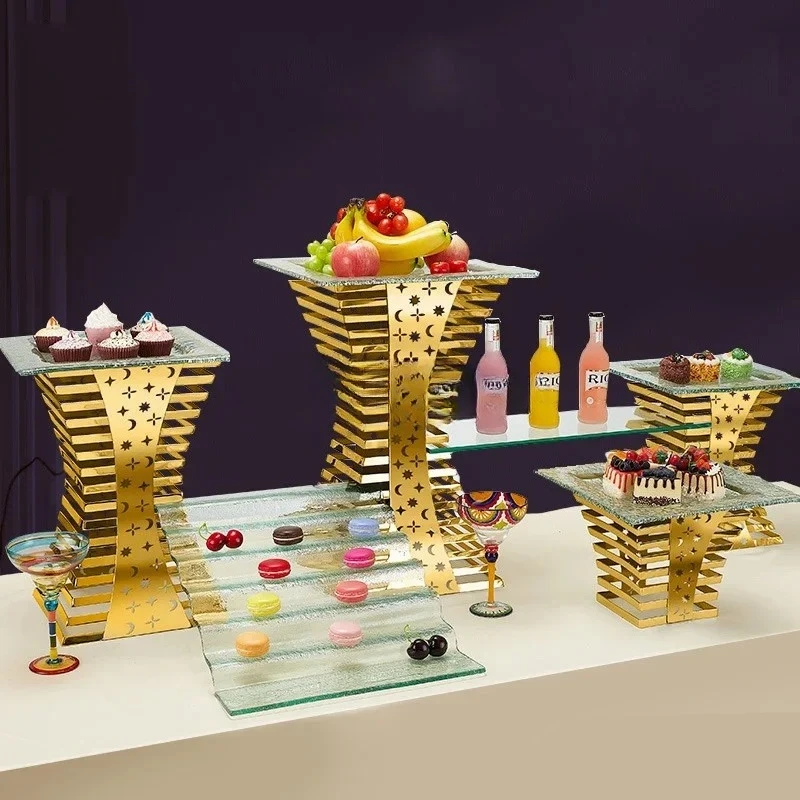combination of desserts cold meals tea breaks table decoration multi-layer rack hotel wedding banquet Buffet food display rack
combination of desserts cold meals tea breaks table decoration multi-layer rack hotel wedding banquet Buffet food display rack
