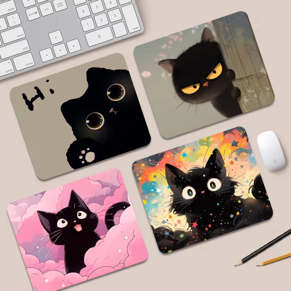 Black Cat Mousepad Custom Skin Thickened Mouse Pad Gaming Keyboard Table Mat Office Supplies Room Decor for PC Mouse Carpet
Black Cat Mousepad Custom Skin Thickened Mouse Pad Gaming Keyboard Table Mat Office Supplies Room Decor for PC Mouse Carpet
