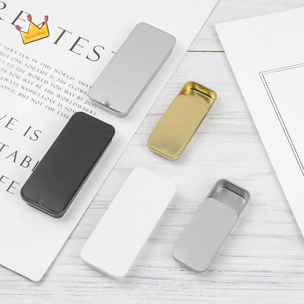 Rectangular Jewelry Solid Candy Case Storage Box Home Organizer Tinplate Push Case Mini Iron Box Mini Eyebrow Soap Box
Rectangular Jewelry Solid Candy Case Storage Box Home Organizer Tinplate Push Case Mini Iron Box Mini Eyebrow Soap Box