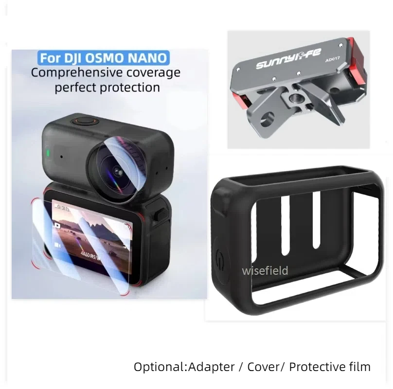 for DJI OSMO NANO Protective Cover Case& Film (Screen/ Lens Protector) for Nano Mount Adapter Magnetic Quick-release Base /Funda
for DJI OSMO NANO Protective Cover Case& Film (Screen/ Lens Protector) for Nano Mount Adapter Magnetic Quick-release Base /Funda