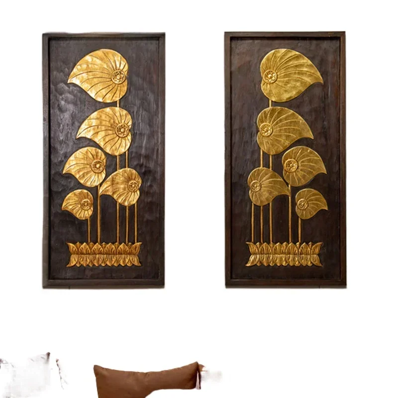 Southeast Asia Zen Decorative Painting Living Room Mural Sofa Background Wall Decoration Wood Carving
Southeast Asia Zen Decorative Painting Living Room Mural Sofa Background Wall Decoration Wood Carving