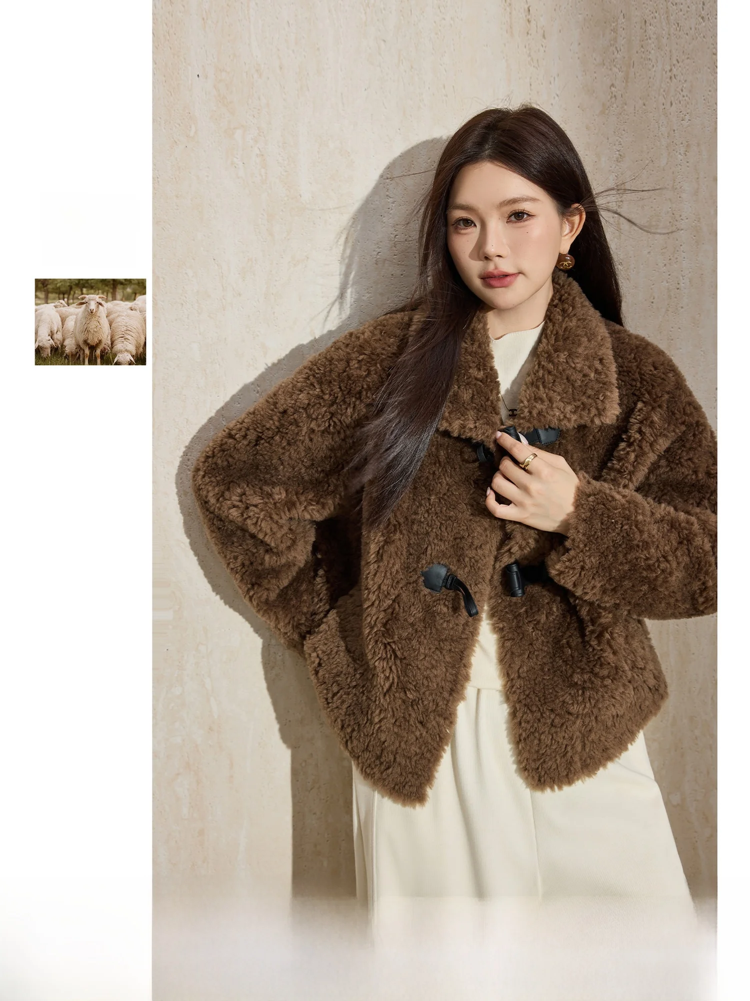 Blue Language plus Size Women's ort Woolen Coat Thiened Faux Fur Collar Winter New Sle Commute Simple Sle Jaet
Blue Language plus Size Women's ort Woolen Coat Thiened Faux Fur Collar Winter New Sle Commute Simple Sle Jaet