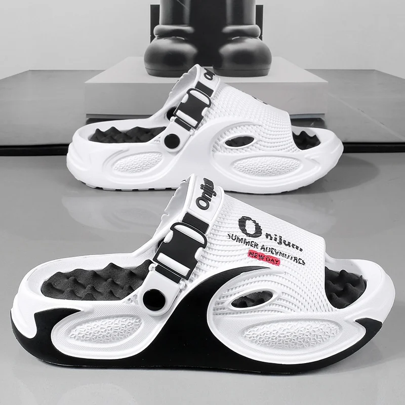 Men's Summer Outdoor Anti-Slip Sports Casual Slippers Indoor Home Massage Slippers Comfortable Breathable Slip-On Shoes
Men's Summer Outdoor Anti-Slip Sports Casual Slippers Indoor Home Massage Slippers Comfortable Breathable Slip-On Shoes