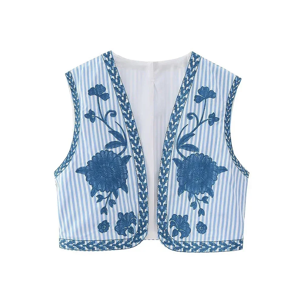 Women Summer Vest Retro Floral Embroidery Outfit Jacket National Style Casual WaistCoat Tops Solid Ladies Vest Jacket Cardigan
Women Summer Vest Retro Floral Embroidery Outfit Jacket National Style Casual WaistCoat Tops Solid Ladies Vest Jacket Cardigan