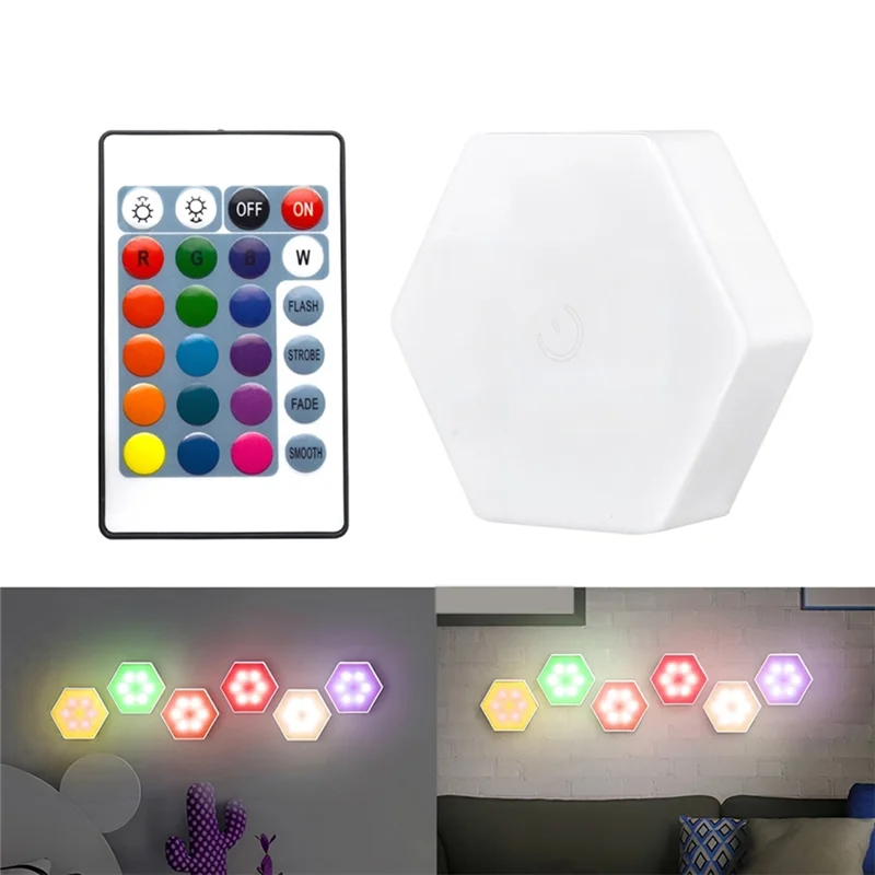 A03F-Hexagon LED Light Remote DIY Geometry Hex Light Touch Sensitive RGB Colorful Wall-Mounted Panels For Bedroom Living Room
A03F-Hexagon LED Light Remote DIY Geometry Hex Light Touch Sensitive RGB Colorful Wall-Mounted Panels For Bedroom Living Room
