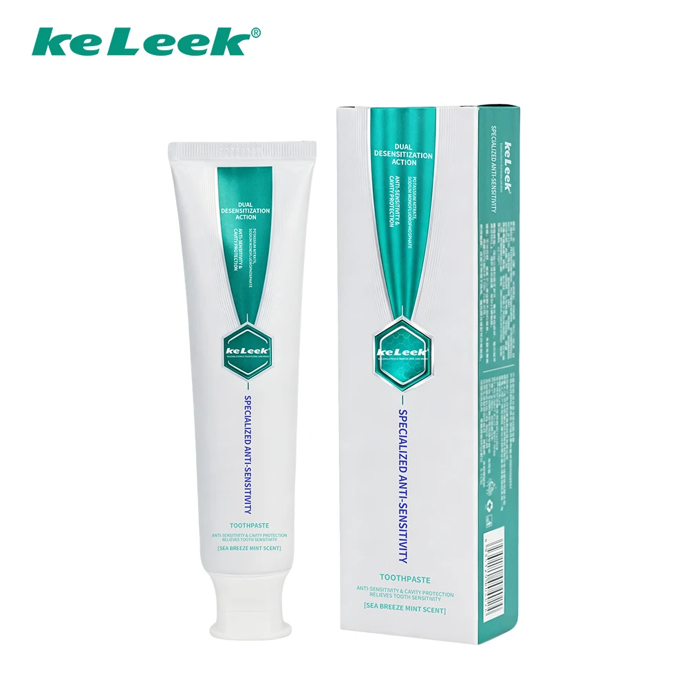 KeLeek Professional Anti-Sensitivity Toothpaste 150g Gentle Care for Sensitive Teeth Gums Long Lasting Fresh Breath Oral Care
KeLeek Professional Anti-Sensitivity Toothpaste 150g Gentle Care for Sensitive Teeth Gums Long Lasting Fresh Breath Oral Care