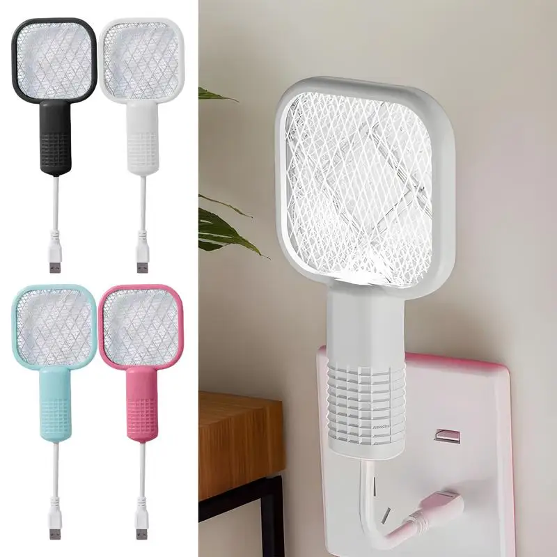 Electric Fly Swatter Racket Fly Zapper Racket Attractant LED Light Safe Indoor Trap Lamp Catcher for Home Workplace
Electric Fly Swatter Racket Fly Zapper Racket Attractant LED Light Safe Indoor Trap Lamp Catcher for Home Workplace