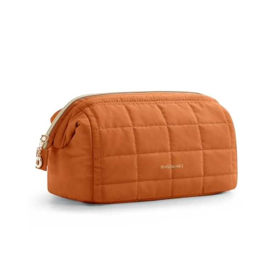 Makeup Bag Travel Toiletry Bag, Puffy Padded Make Up Bags for Women Makeup Organizer Case, Wide-open Pouch Purse Travel Essenti
Makeup Bag Travel Toiletry Bag, Puffy Padded Make Up Bags for Women Makeup Organizer Case, Wide-open Pouch Purse Travel Essenti