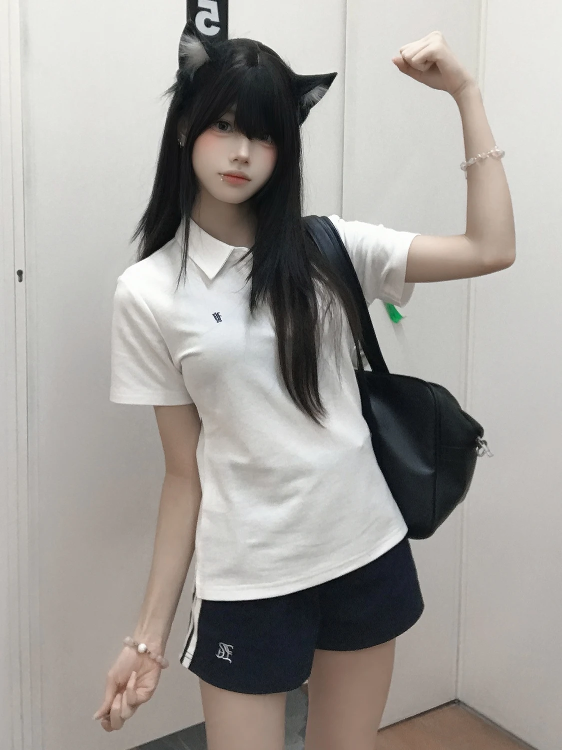 Original Huāqiānzhū Sport Series Breathable Two-Piece Set Japanese School Uniform Style Shorts Casual Loose Fit Ladies' ...
Original Huāqiānzhū Sport Series Breathable Two-Piece Set Japanese School Uniform Style Shorts Casual Loose Fit Ladies' ...