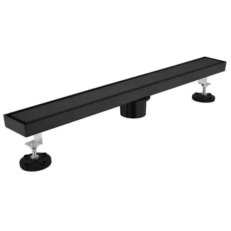 28-Inch Linear Shower Drain with Removable Cover, 304 Stainless Steel Shower Drain with Hair Strainer and Leveling Feet, Flange
28-Inch Linear Shower Drain with Removable Cover, 304 Stainless Steel Shower Drain with Hair Strainer and Leveling Feet, Flange