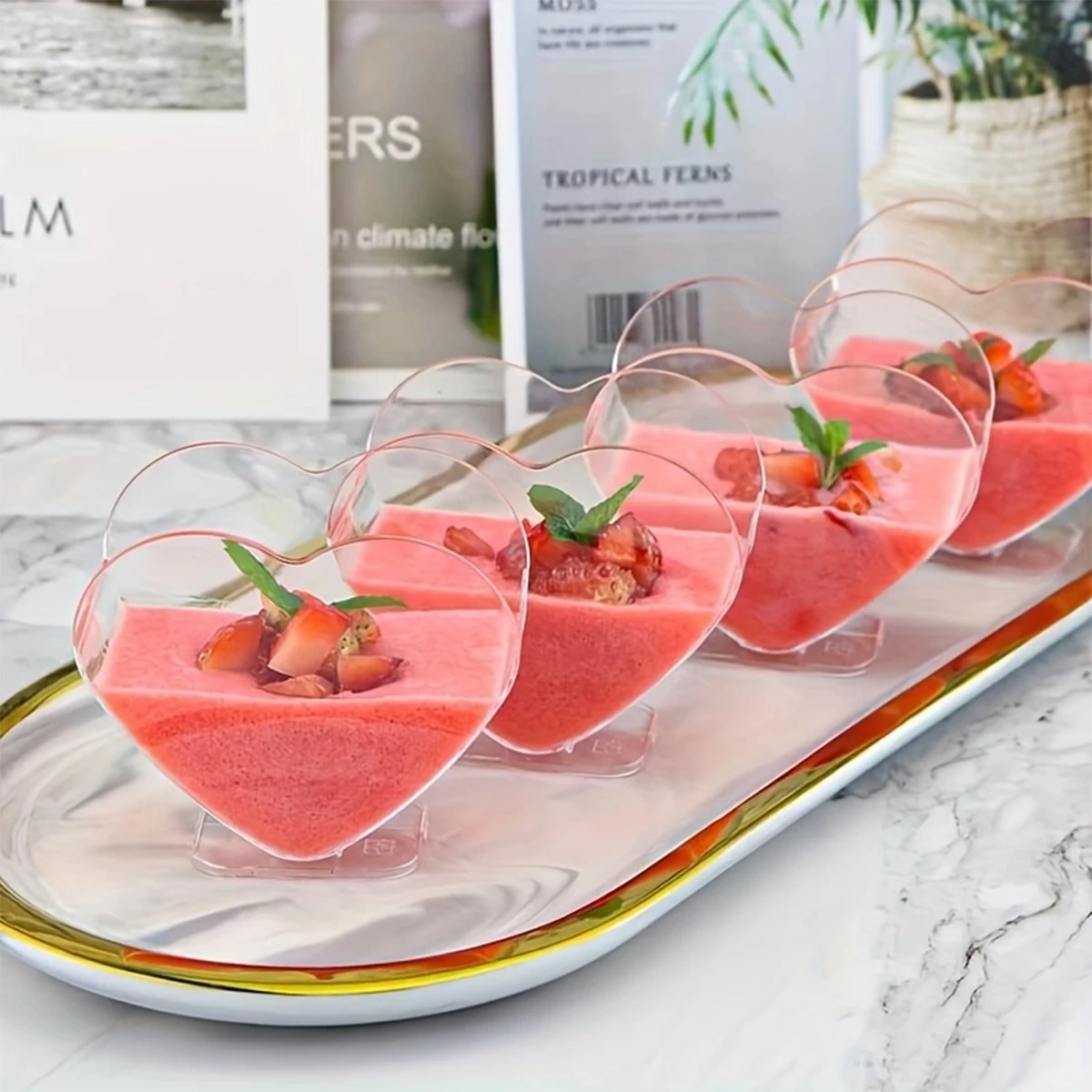 10pcs- Heart-shaped Mousse Cup Pudding Cup Heart-shaped Jelly Cup Tiramisu Cup Dessert Cup Plastic Dessert Cup
10pcs- Heart-shaped Mousse Cup Pudding Cup Heart-shaped Jelly Cup Tiramisu Cup Dessert Cup Plastic Dessert Cup
