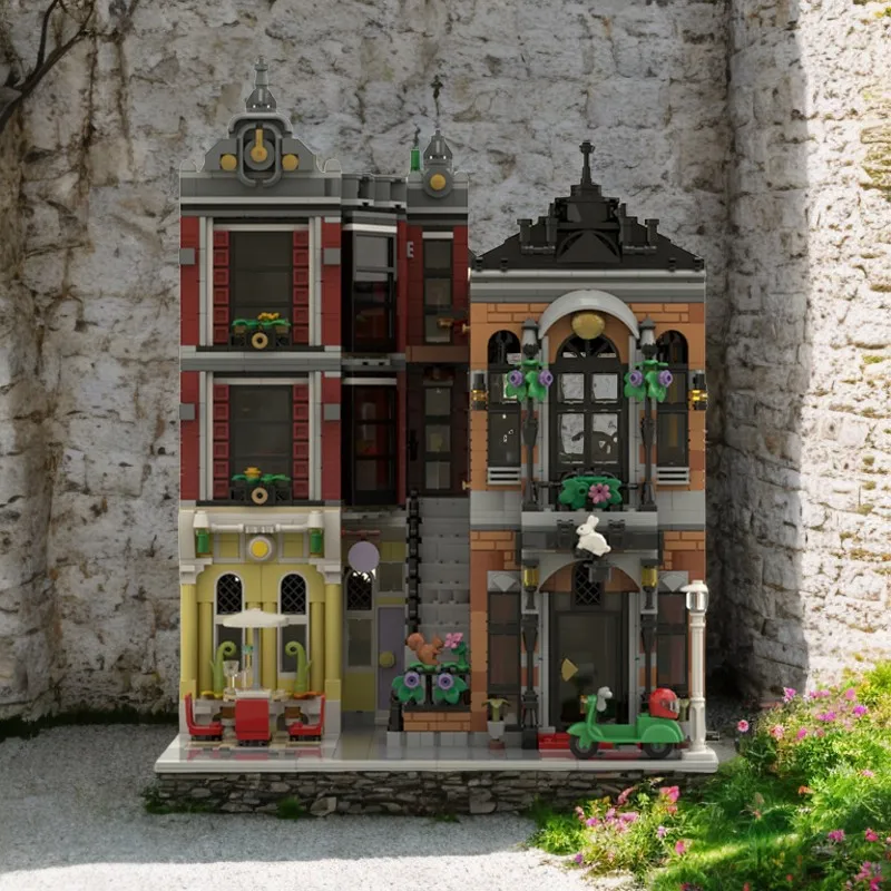 Модульная модель здания Seaside Magic Shop из 2810 предметов, винтажный стиль, идеально подходит для сборки и демонстрации строительных блоков для взрослых
Модульная модель здания Seaside Magic Shop из 2810 предметов, винтажный стиль, идеально подходит для сборки и демонстрации строительных блоков для взрослых