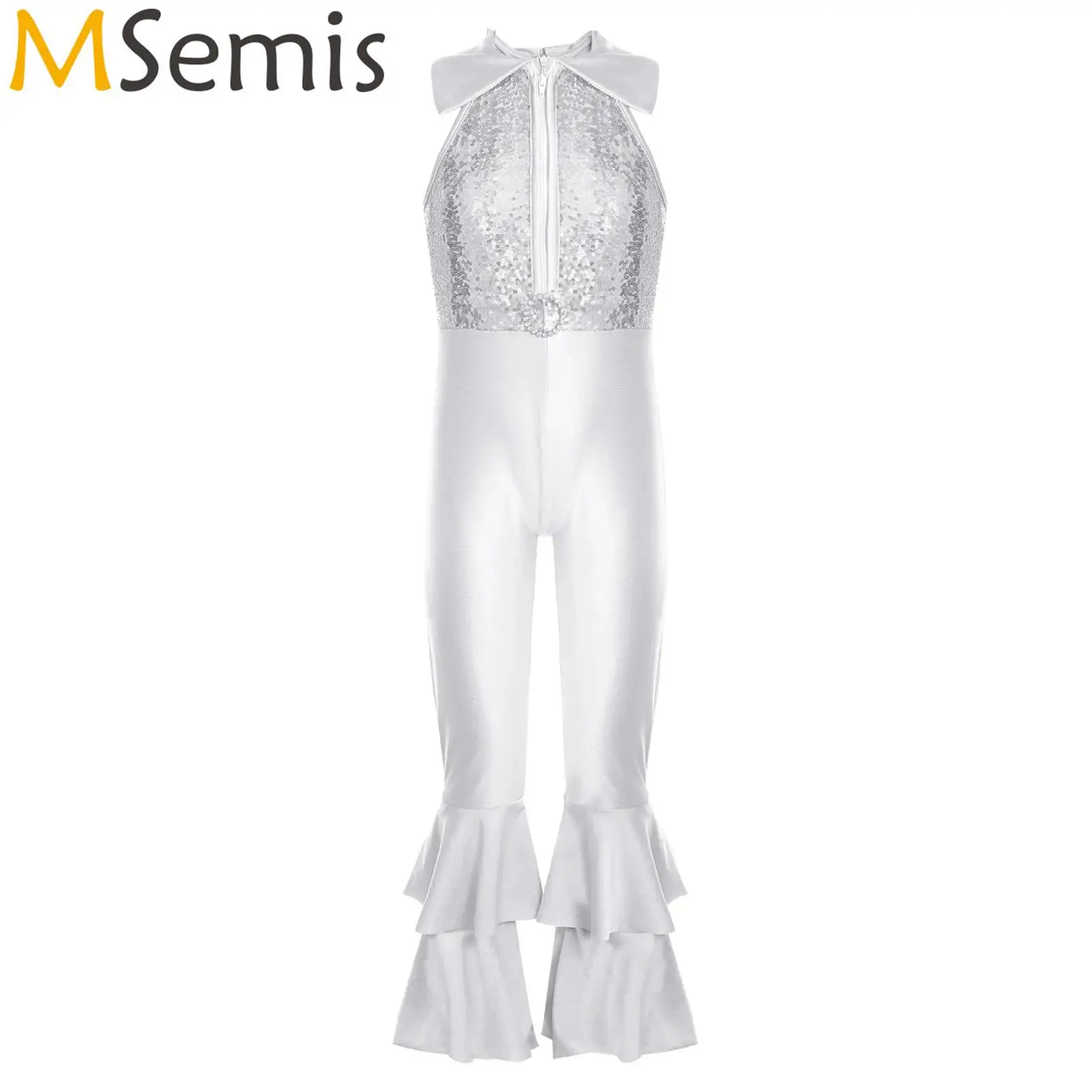 Girls Kids Long Sleeve Ballet Unitard Bodysuit Jazz Dance Bodysuit 60s 70s Hippie Costumes Shiny Sequins Bell-bottom Long Pants
Girls Kids Long Sleeve Ballet Unitard Bodysuit Jazz Dance Bodysuit 60s 70s Hippie Costumes Shiny Sequins Bell-bottom Long Pants