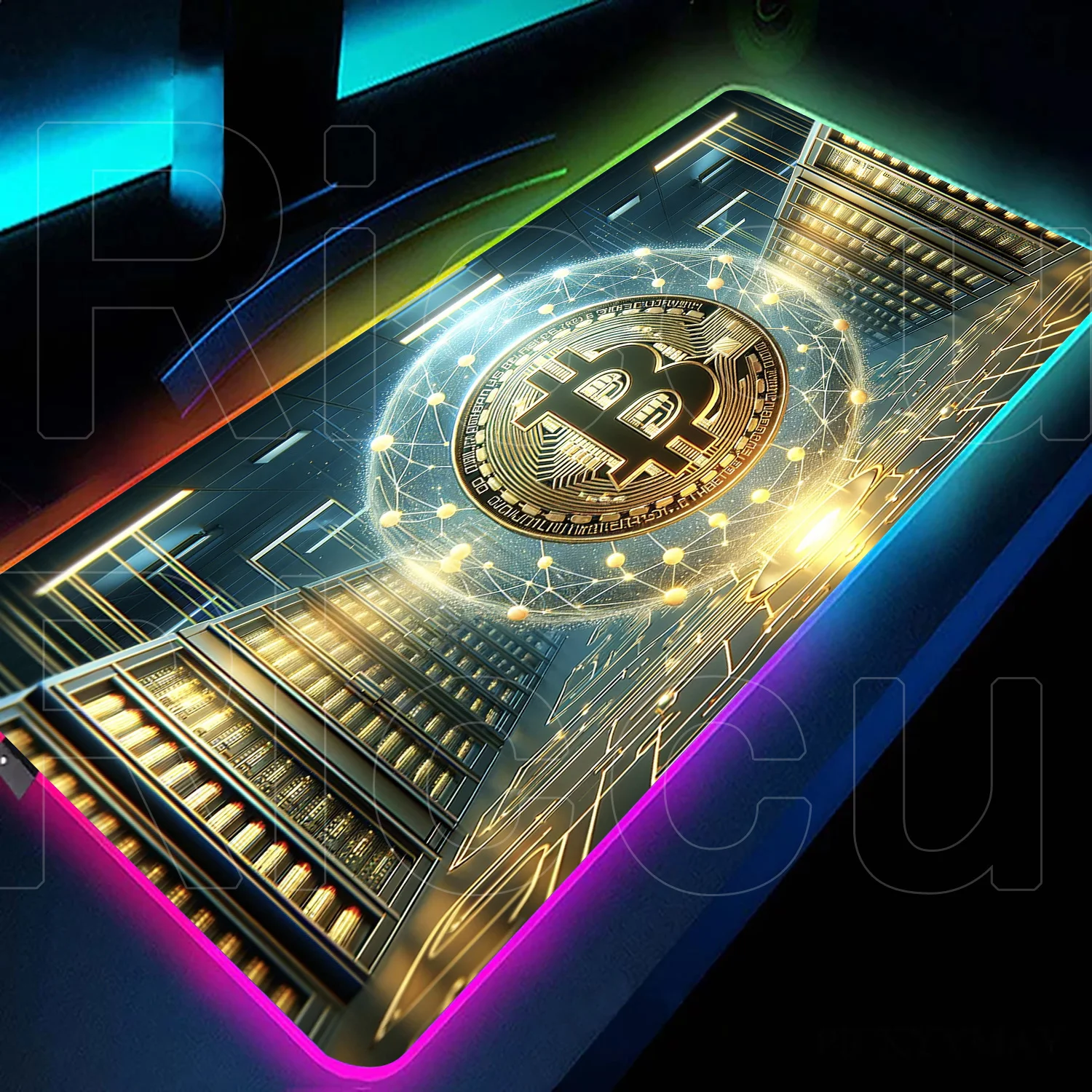 Large RGB Mousepad Bitcoin Logo Luminescence Keyboard Mat XxL Computer Accessories Gaming Table Pad Office Carpet LED Trader Mat
Large RGB Mousepad Bitcoin Logo Luminescence Keyboard Mat XxL Computer Accessories Gaming Table Pad Office Carpet LED Trader Mat