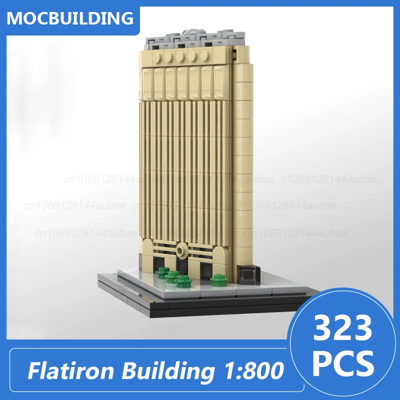 Flatiron Building 1:800 Scale Architecture Model Moc Building Blocks Diy Assemble Bricks Display Collection Toys Gifts 323PCS
Flatiron Building 1:800 Scale Architecture Model Moc Building Blocks Diy Assemble Bricks Display Collection Toys Gifts 323PCS