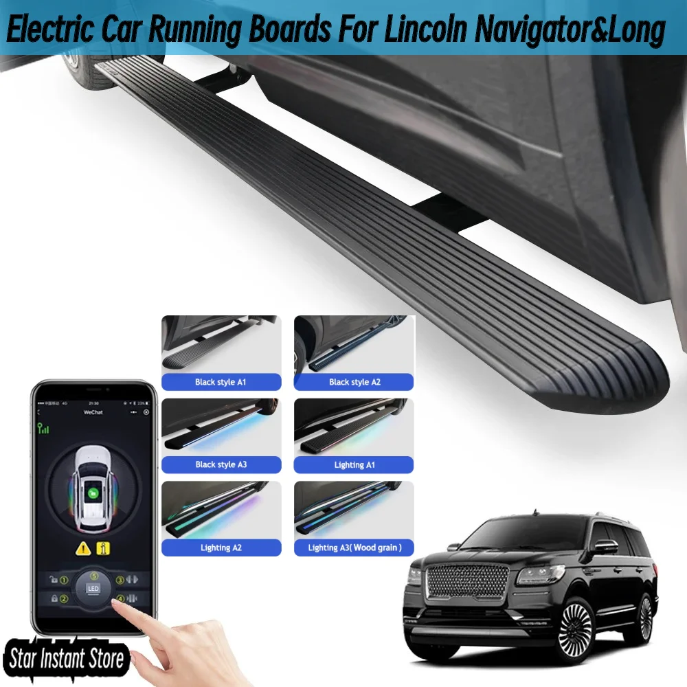 Автоматические выдвижные подножки для Lincoln Navigator, длинные, электрические боковые ступеньки со светодиодной подсветкой, противоскользящая педаль
Автоматические выдвижные подножки для Lincoln Navigator, длинные, электрические боковые ступеньки со светодиодной подсветкой, противоскользящая педаль