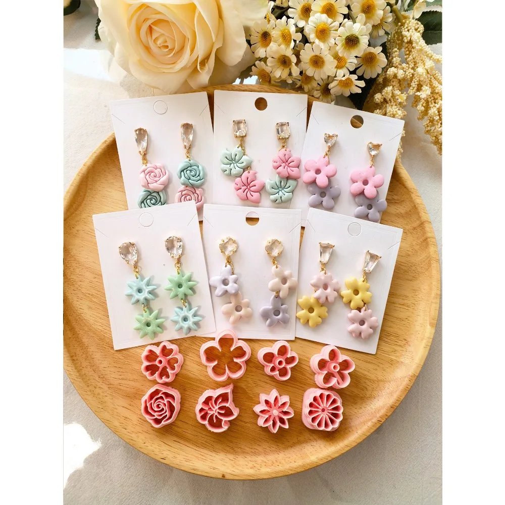 7 шт., фрезы для цветочной полимерной глины, высокоточная форма для резки, керамические дизайнерские серьги «сделай сам», брелок, ювелирные изделия, подвеска, очаровательные инструменты
7 шт., фрезы для цветочной полимерной глины, высокоточная форма для резки, керамические дизайнерские серьги «сделай сам», брелок, ювелирные изделия, подвеска, очаровательные инструменты