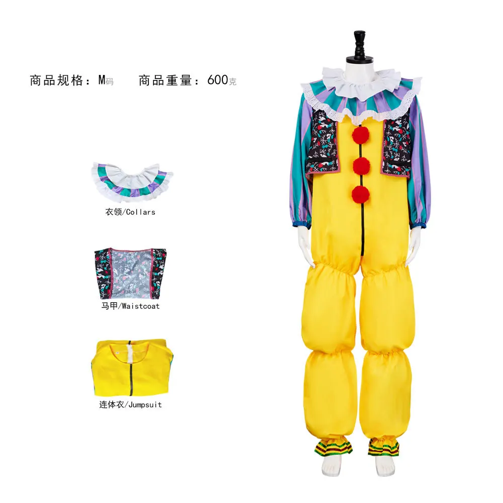Horror Movie Pennywise Clown Cosplay Costume Joker Outfits Halloween Carnival Cosplay Pennywise Customized Clothes
Horror Movie Pennywise Clown Cosplay Costume Joker Outfits Halloween Carnival Cosplay Pennywise Customized Clothes