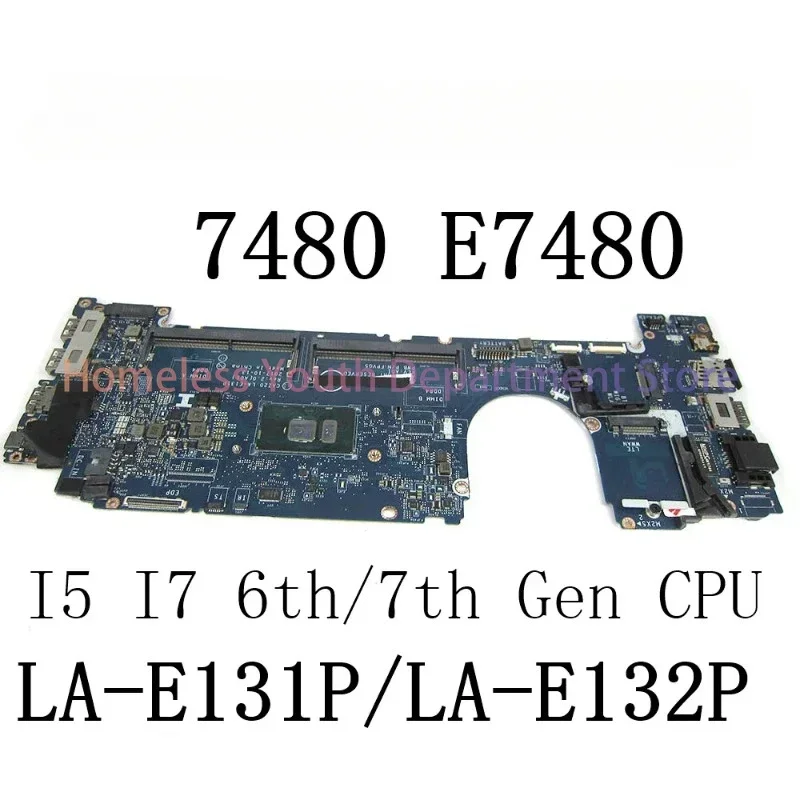 FOR Dell Latitude 7480 E7480 Laptop Motherboard with I5 I7 6t/7th Gen CPU LA-E131P LA-E132P Mainboard
FOR Dell Latitude 7480 E7480 Laptop Motherboard with I5 I7 6t/7th Gen CPU LA-E131P LA-E132P Mainboard