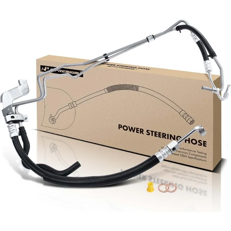 A-Premium Power Steering Pressure & Return Hoses Line Assembly Xterra 2001-2004, 3.3L, Pump to Rack/Gear to Reservoir/Cooler
A-Premium Power Steering Pressure & Return Hoses Line Assembly Xterra 2001-2004, 3.3L, Pump to Rack/Gear to Reservoir/Cooler