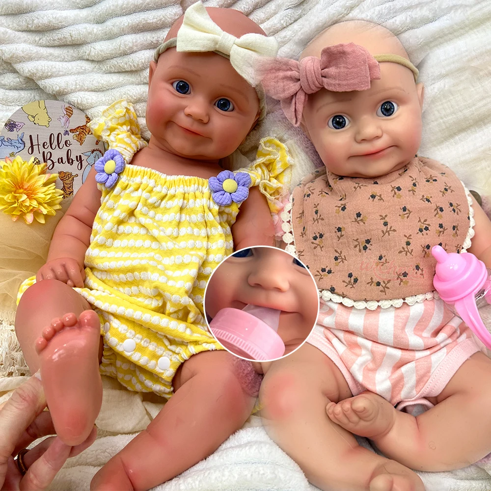 20Inch Open Mourh Maddie Handmade Lifelike Silicone Reborn Baby Gilr Soft Waterproof Doll for Elderly with Lost Children
20Inch Open Mourh Maddie Handmade Lifelike Silicone Reborn Baby Gilr Soft Waterproof Doll for Elderly with Lost Children