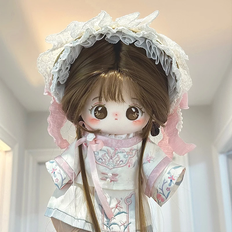 20cm Plush Doll Clothes Handmade Sweet Cute Lace Bow Flat Hat Embroidery Top Coat Short Skirt Gorgeous Set For Doll Accessories
20cm Plush Doll Clothes Handmade Sweet Cute Lace Bow Flat Hat Embroidery Top Coat Short Skirt Gorgeous Set For Doll Accessories