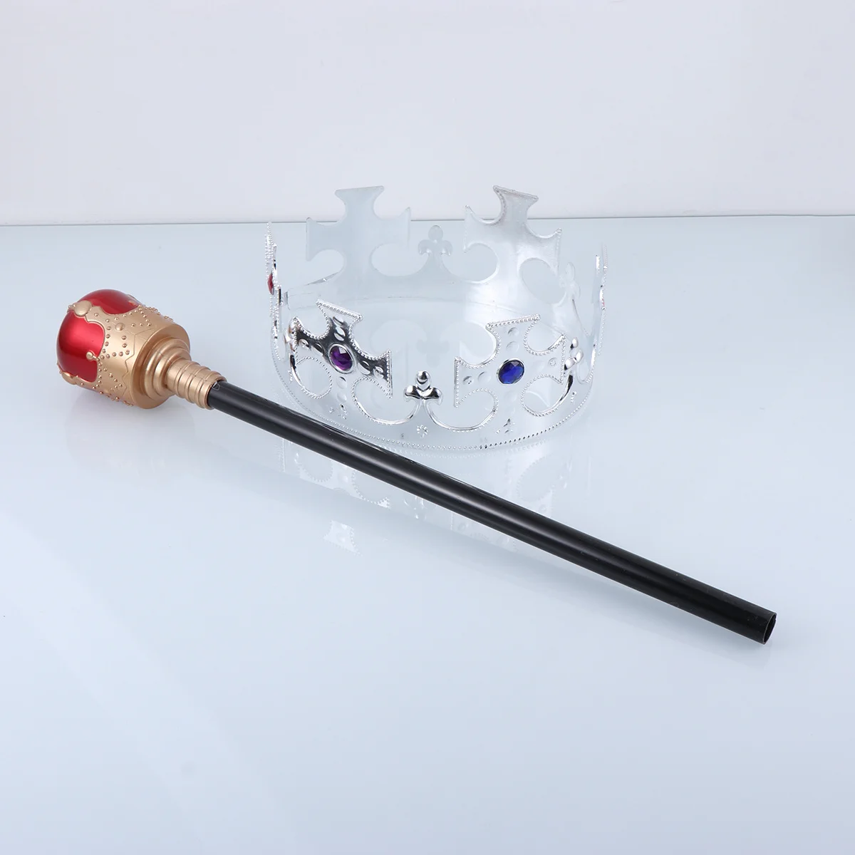 2 pcs Halloween King Crown Hand Stick Kit Royal Medieval Costume Props For Cosplay Masquerade Party Theatrical Performance Role
2 pcs Halloween King Crown Hand Stick Kit Royal Medieval Costume Props For Cosplay Masquerade Party Theatrical Performance Role