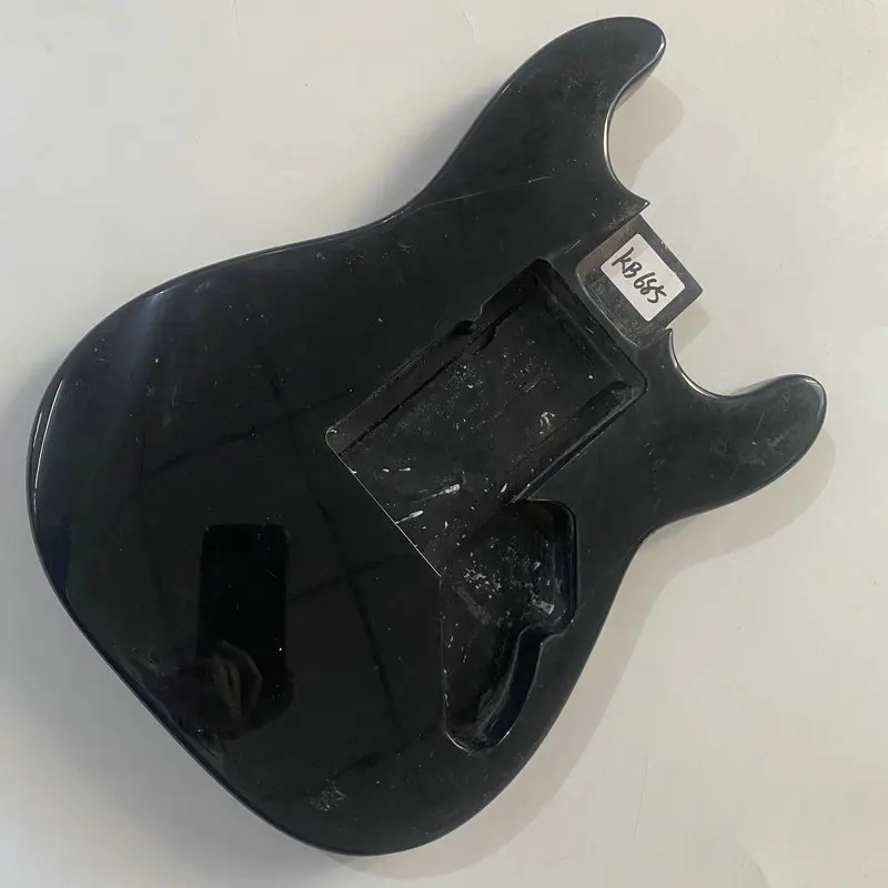 KB685 Black Color in Solid Basswood ST Guitar Body Custom Tremolo and Bridge Replace and DIY Guitar Part with Damages
KB685 Black Color in Solid Basswood ST Guitar Body Custom Tremolo and Bridge Replace and DIY Guitar Part with Damages