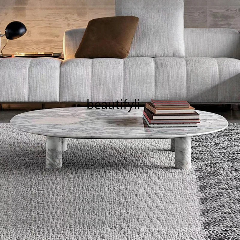 Nordic Marble Coffee Table Simple Modern Minimalist Living Room Home Oval Designer Simple Creative Coffee Table
Nordic Marble Coffee Table Simple Modern Minimalist Living Room Home Oval Designer Simple Creative Coffee Table