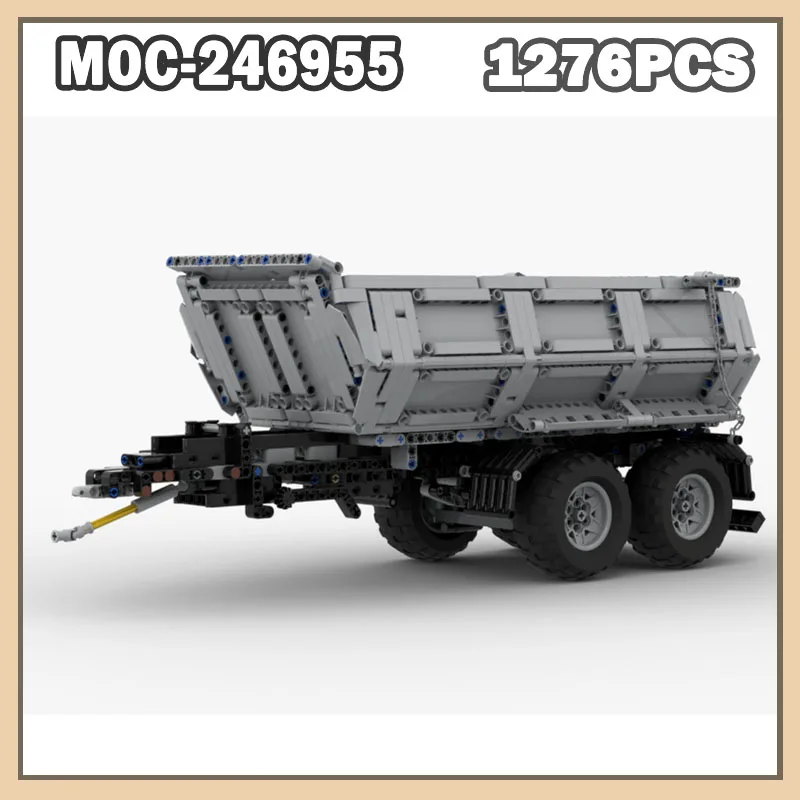 MOC-246955 MOC Dump Trailer Building Blocks Particle Assembly Model Toy Gift Set 127PCS Urban Tool Truck Brick Engineering Truck
MOC-246955 MOC Dump Trailer Building Blocks Particle Assembly Model Toy Gift Set 127PCS Urban Tool Truck Brick Engineering Truck