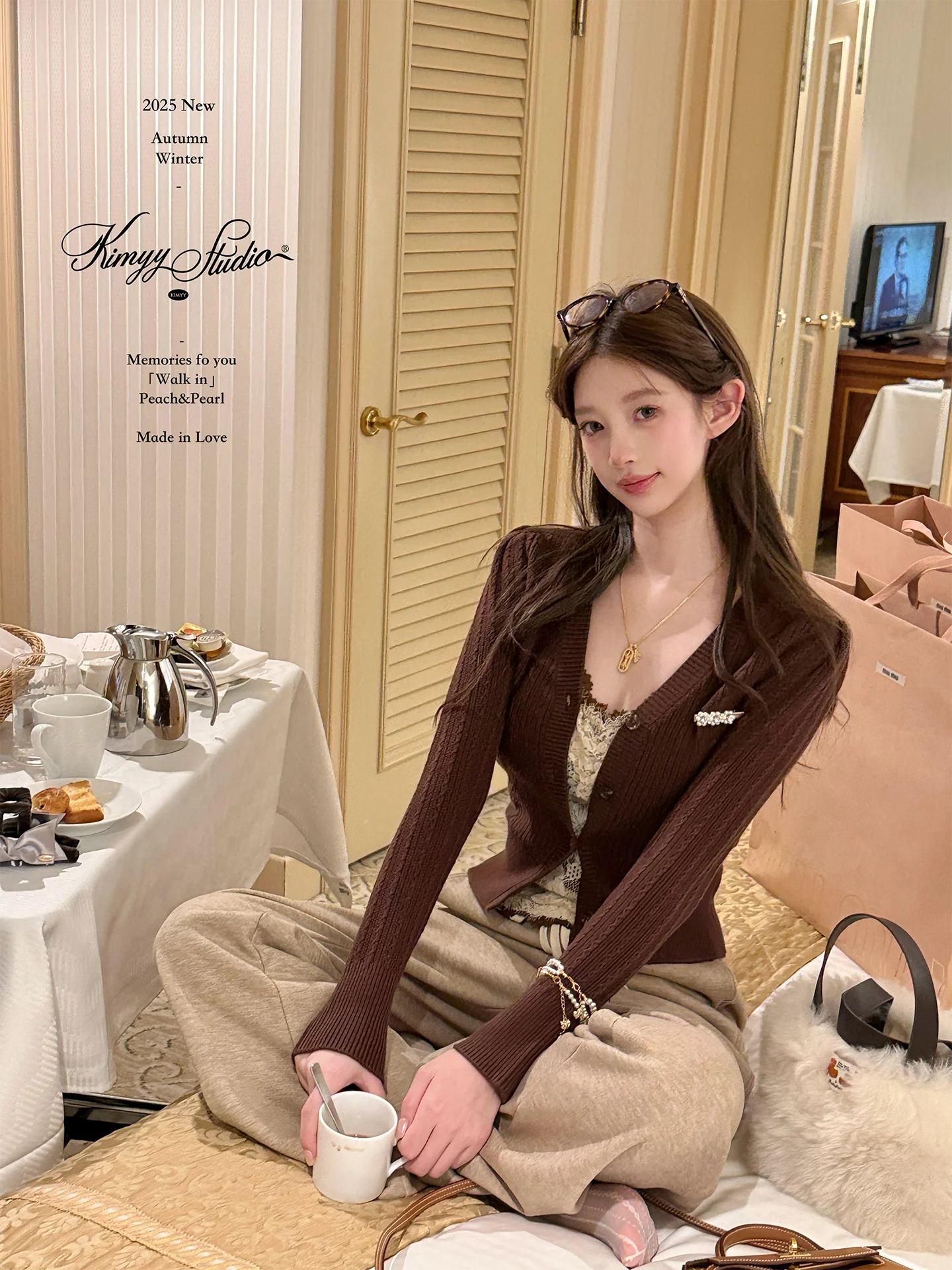 Жемчужный вязаный кардиган KIMYY, окрашенный вручную, повседневный, на все сезоны, женский, из нейлона, с открытым краем
Жемчужный вязаный кардиган KIMYY, окрашенный вручную, повседневный, на все сезоны, женский, из нейлона, с открытым краем