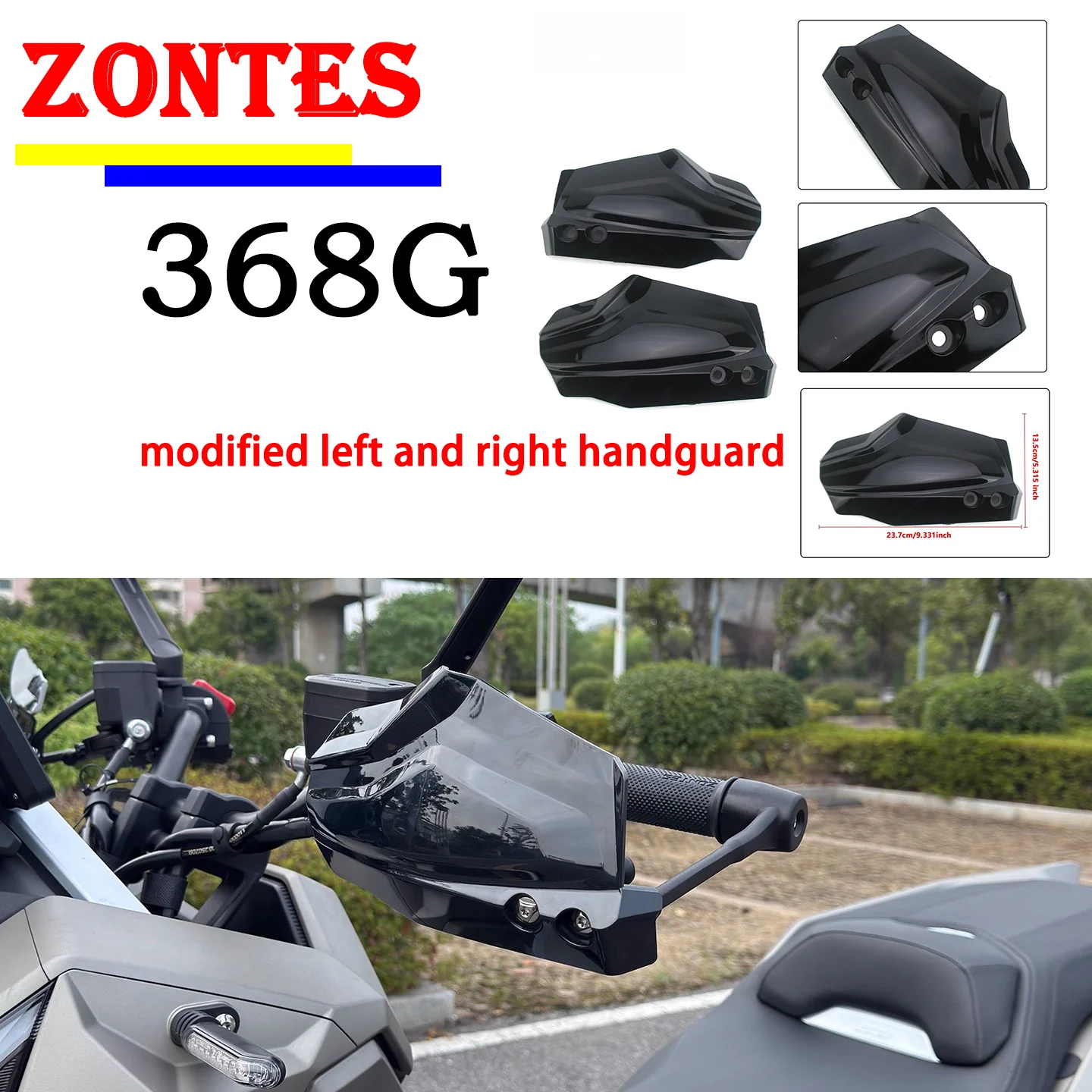 Suitable for ZONTES 368G scooter handguard, enlarged and widened windshield handle cover, modified left and right handle covers
Suitable for ZONTES 368G scooter handguard, enlarged and widened windshield handle cover, modified left and right handle covers