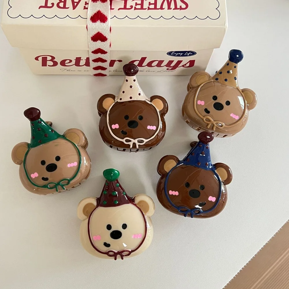 Creative Hairpin Bear Hair Clip Acrylic Geometry Cartoon Hair Claw Korean Style Shark Clip Plastic Grab Clip Ladies
Creative Hairpin Bear Hair Clip Acrylic Geometry Cartoon Hair Claw Korean Style Shark Clip Plastic Grab Clip Ladies