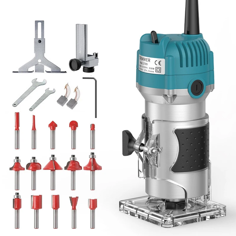 Electric Edge Trimming Machine 110V~220V Woodworking Tool Multifunctional Small Chamfering Carving Opening Slotting for DIY Proj
Electric Edge Trimming Machine 110V~220V Woodworking Tool Multifunctional Small Chamfering Carving Opening Slotting for DIY Proj