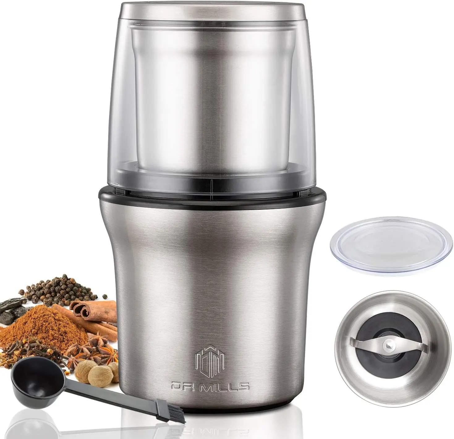 DM-7412N Coffee Grinder Electric and Spice Coffee Grinder with Removable SUS304 Stainless Steel Washable Cup
DM-7412N Coffee Grinder Electric and Spice Coffee Grinder with Removable SUS304 Stainless Steel Washable Cup